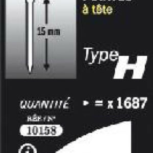Pointes 19 mm - type H
