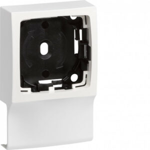Adaptateur blanc pour moulure, H. 10.2 x P.2.4 cm
