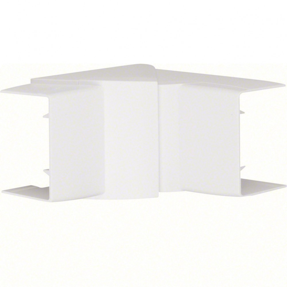 Angle intérieur blanc pour goulotte, H.12 x P.12 cm