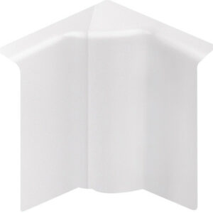 Angle intérieur blanc pour plinthe, H.11.5 x P.5.5 cm