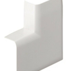 Angle plat blanc pour moulure, H. 5.4 x P.1.5 cm