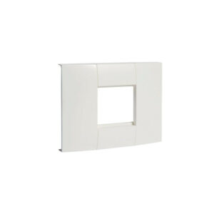 Cadre vide pour appareillage 45 40 x 90 mm blanc tehalit