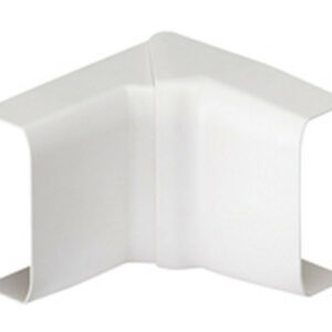Lot de 2 angles intérieurs variables blanc pour moulure, H. 3.4 x P.1.5 cm