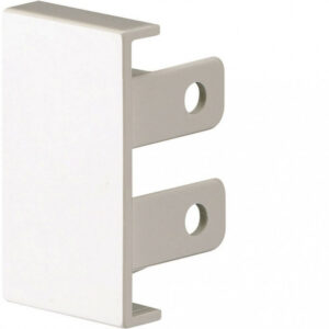 Lot de 2 embouts blanc pour moulure, H. 4.3 x P.2.8 cm