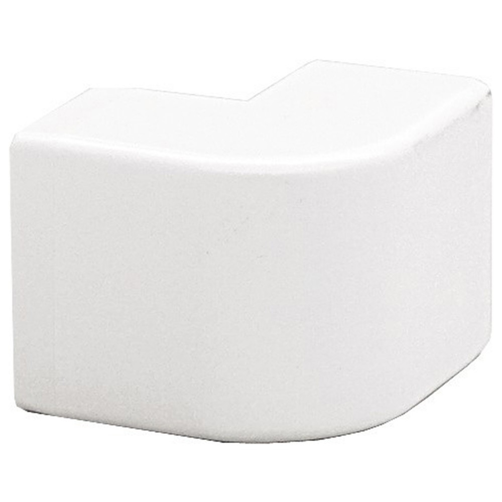 Lot de 4 angles extérieurs blanc pour moulure, H. 2.3 x P.1.1 cm
