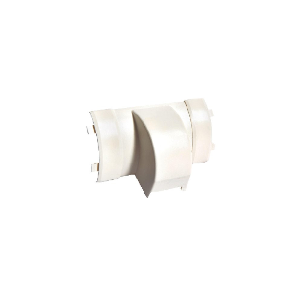 Te de derivation de plafond pour Moulure 40 x 40 mm blanc tehalit