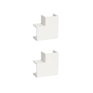 Te de derivation pour Goulotte 15 x 15 mm blanc lot de 2 tehalit