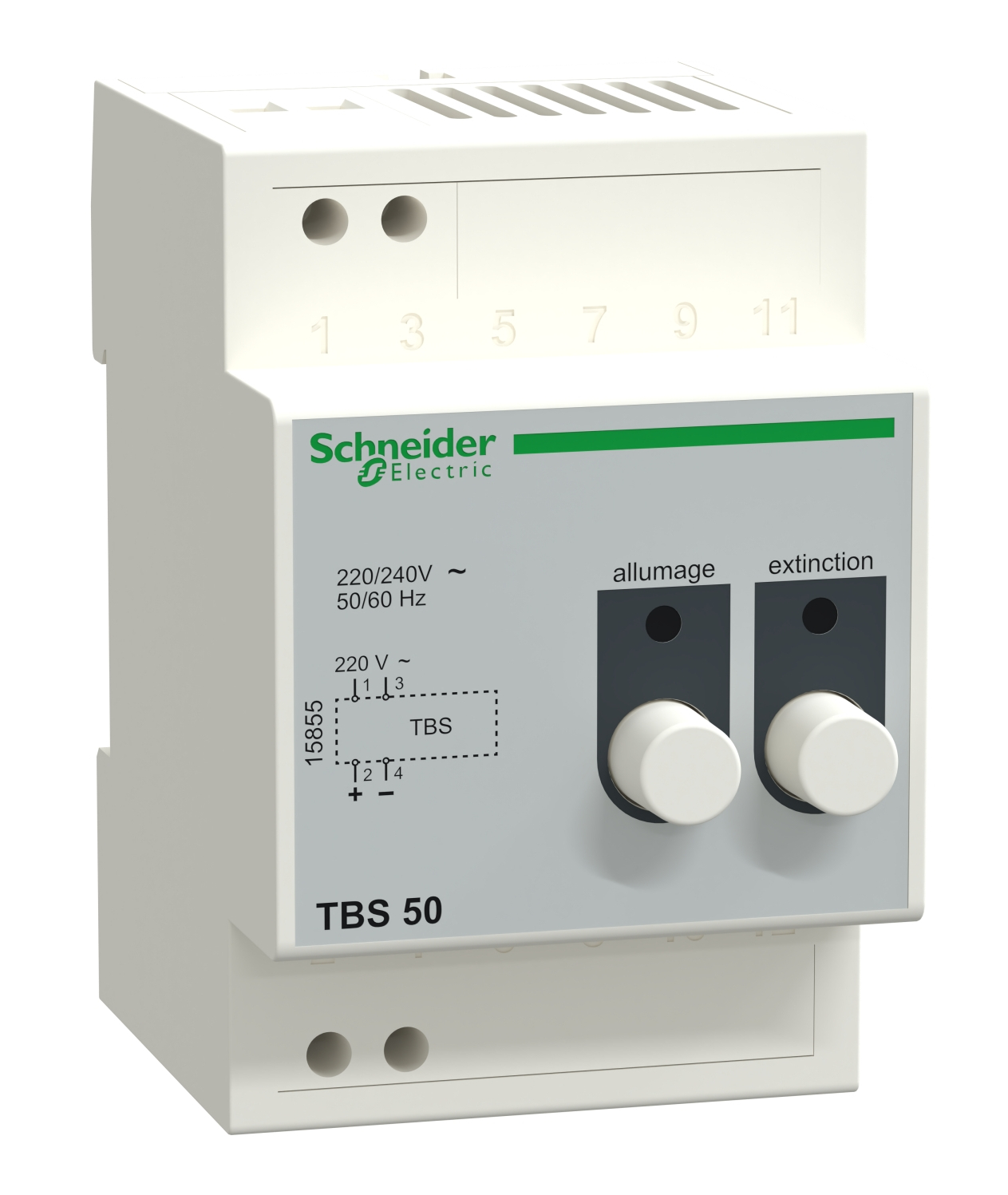 Télécommande pour blocs d'éclairage de sécurité compatibilité 50 blocs SCHNEIDER ELECTRIC 15855