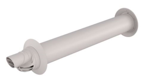 Terminal horizontal ROLUX condensation 60/100 mm UBBINK 229100