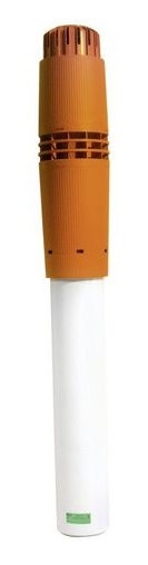 Terminal ventouse ROLUX vertical 60/100 condensation ocre UBBINK 184251