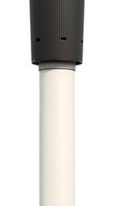 Terminal vertical ROLUX condensation 80/125 mm noir UBBINK 184401