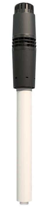 Terminal vertical ROLUX condensation 80/125 mm noir UBBINK 184401