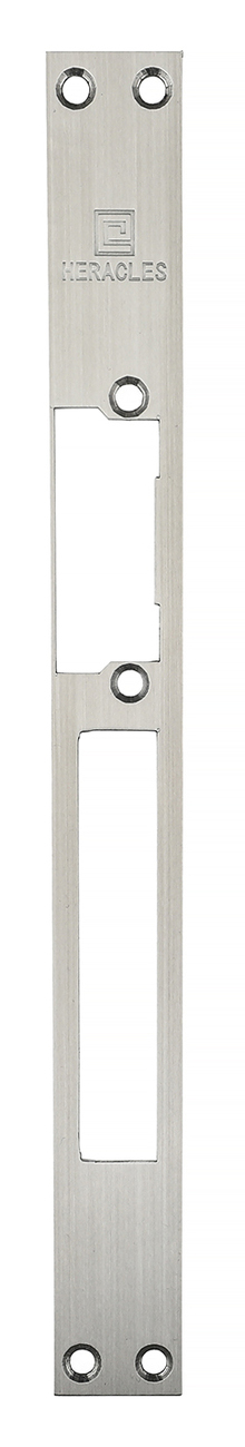Têtière double inox ULTIMFIT 250 mm profil aluminium / PVC HERACLES PCA-919X