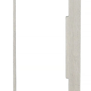 Têtière simple inox ULTIMFIT 120 mm profil aluminium / PVC HERACLES PCA-918X