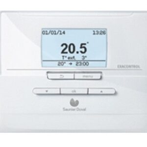 Thermostat d'ambiance programmable à radio EXACONTROL E7RC-B SAUNIER DUVAL 0020118072