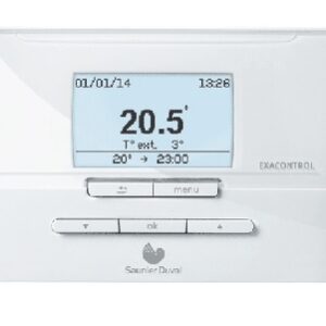 Thermostat filaire programmable auto-alimenté exacontrol E7 C SAUNIER DUVAL 0020118071