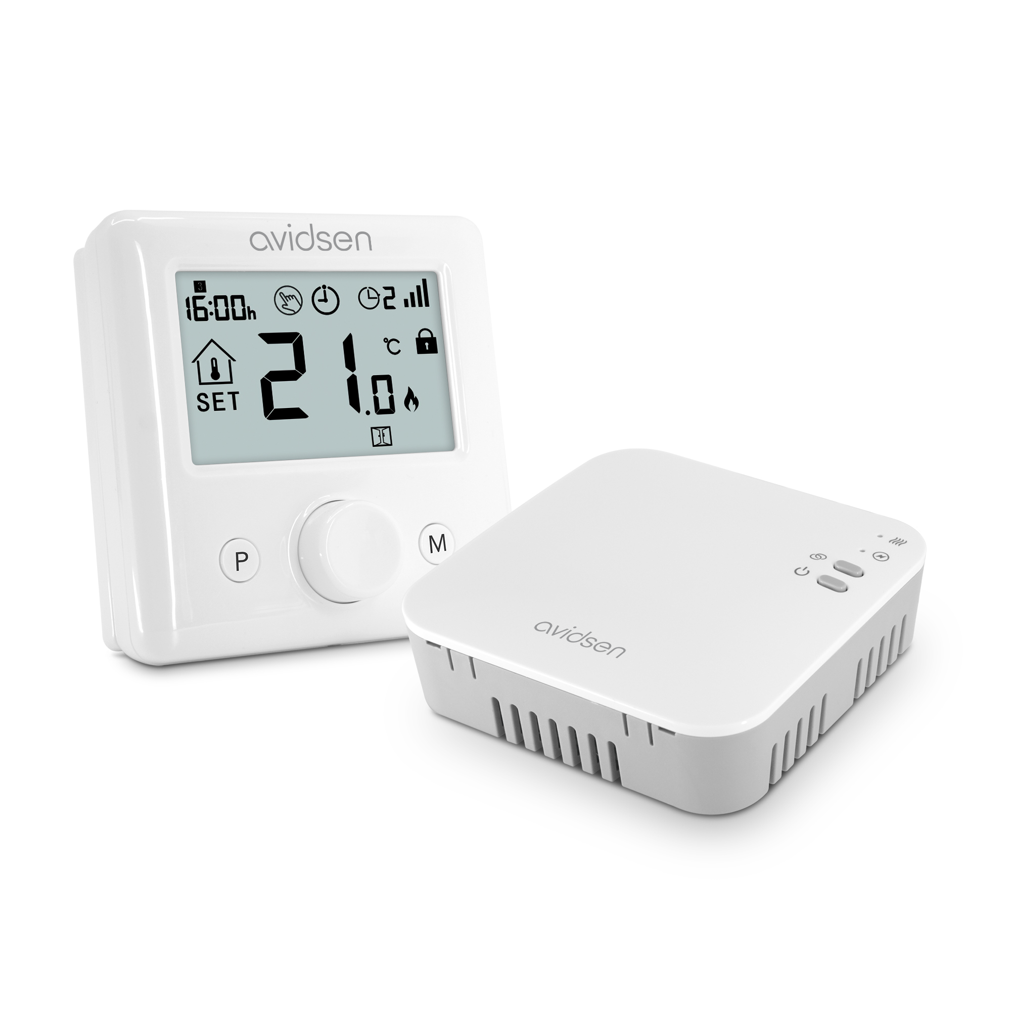 Thermostat sans fil connecté HomeFlow WL AVIDSEN HOME pour chaudière AVIDSEN 127047