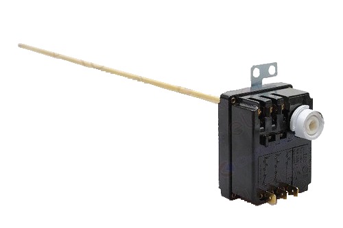 Thermostat triphasé bouton blanc 450 mm pour chauffe-eau ARISTON 691600