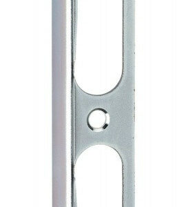 Gâche équerre zingué bichromaté THIRARD à bout rond - Retour 16mm Hauteur 170mm - 73542