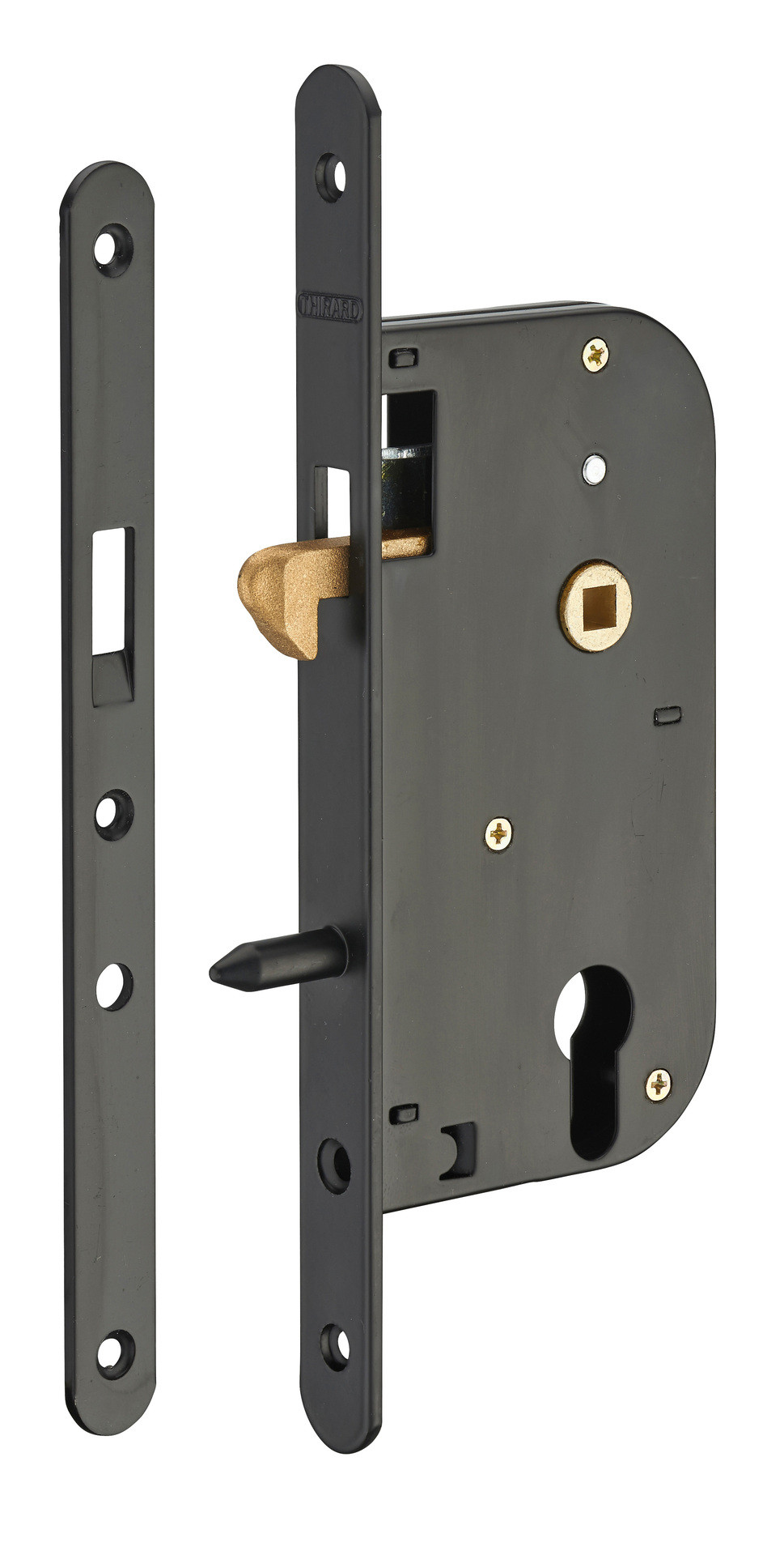Serrure encastrée THIRARD, à bec de cane, axe 50 mm