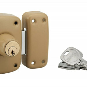 Verrou corvette cylindre, 40 mm, bronze