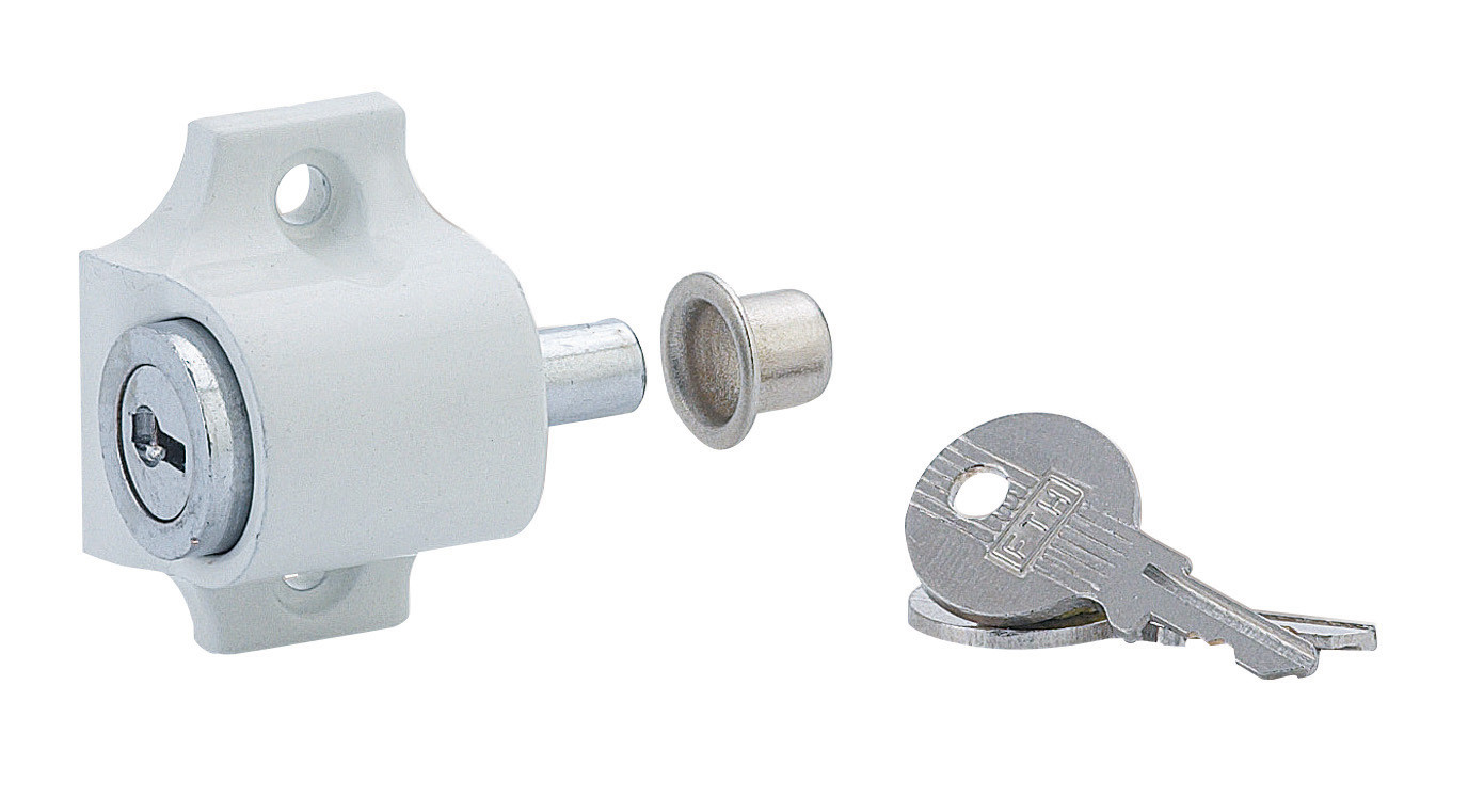 Verrou pour baie coulissante THIRARD, blanc