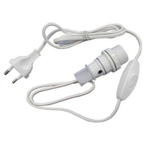 Adaptateur bouteille E14 TIBELEC, plastique, blanc 40 W