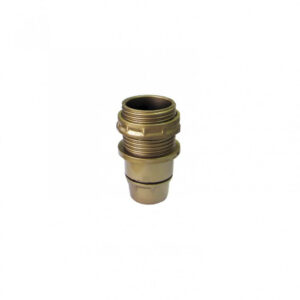 Douille 1/2 filetée E14 TIBELEC, plastique, or 40 W