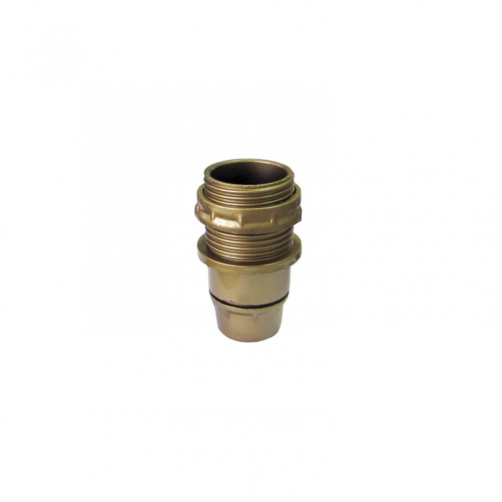 Douille 1/2 filetée E14 TIBELEC, plastique, or 40 W