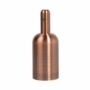Douille e27 + cache metal or rose d42mm tibelec