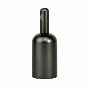 Douille e27 + cache metal titane d42mm tibelec