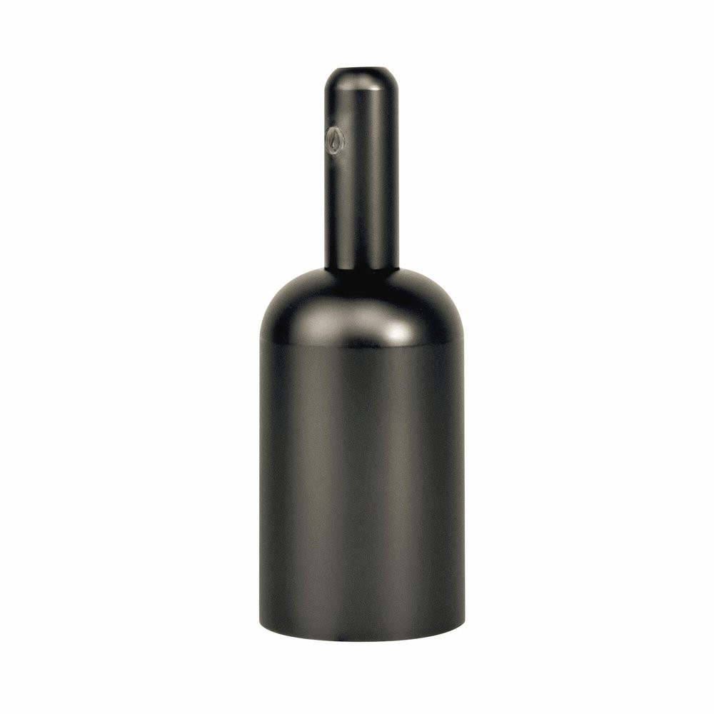 Douille e27 + cache metal titane d42mm tibelec