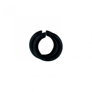 Lot de 2 bagues abat-jour B22 / E14 TIBELEC, plastique, noir