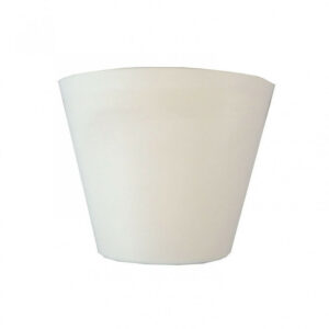 Pavillon conique TIBELEC, plastique, blanc