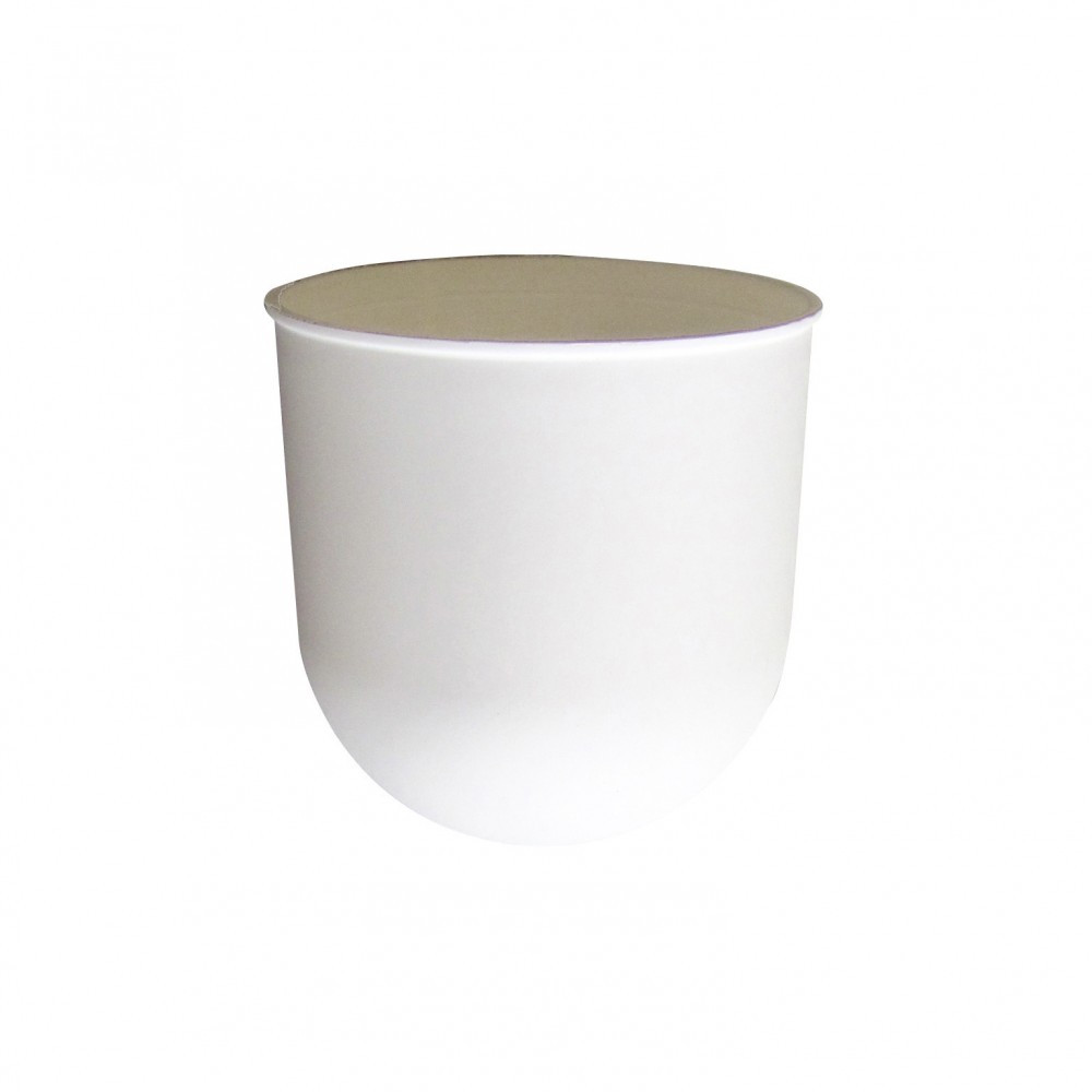 Pavillon cylindrique TIBELEC, plastique, blanc
