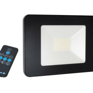 Projecteur À Fixer À Détection Extérieur Led Intégrée 4400 Lm Noir