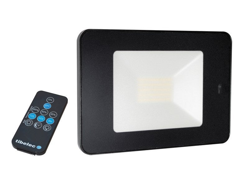 Projecteur À Fixer À Détection Extérieur Led Intégrée 4400 Lm Noir