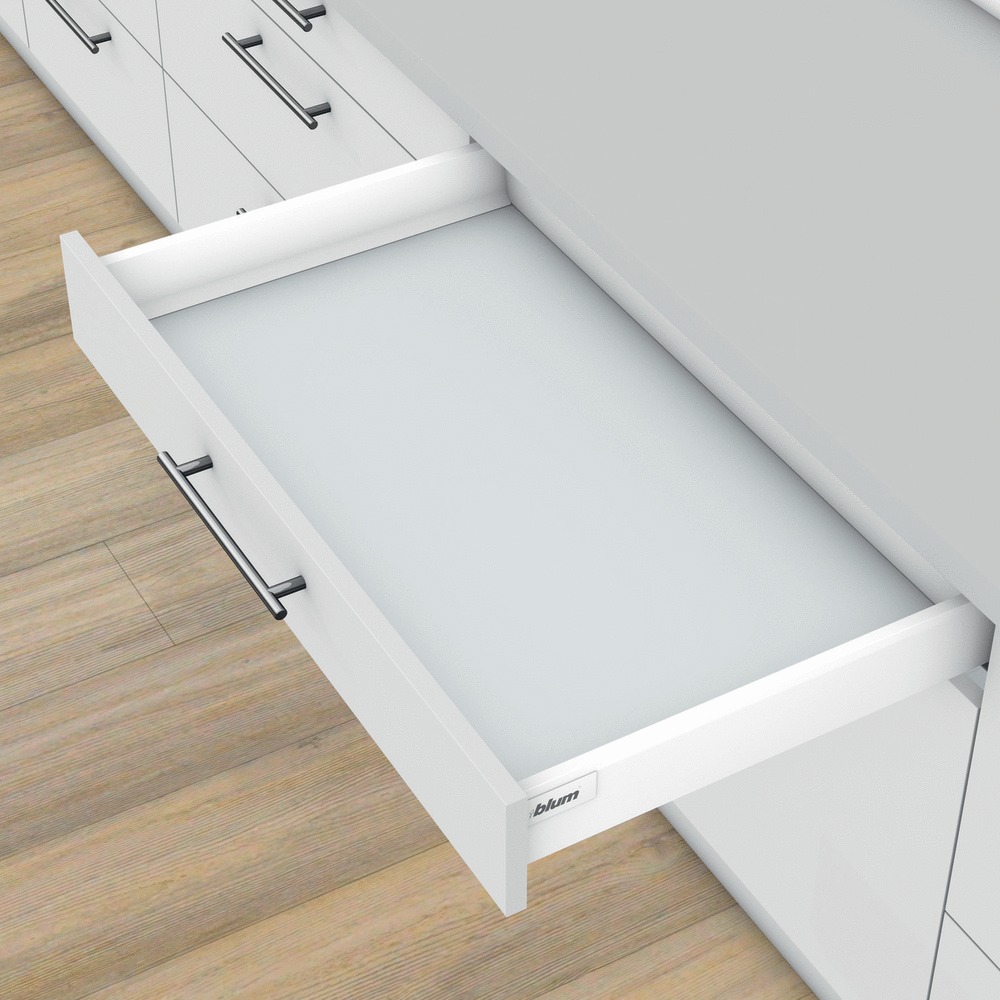Tiroir TANDEMBOX hauteur M blanc L 400 mm BLUMOTION INT358M400BLS