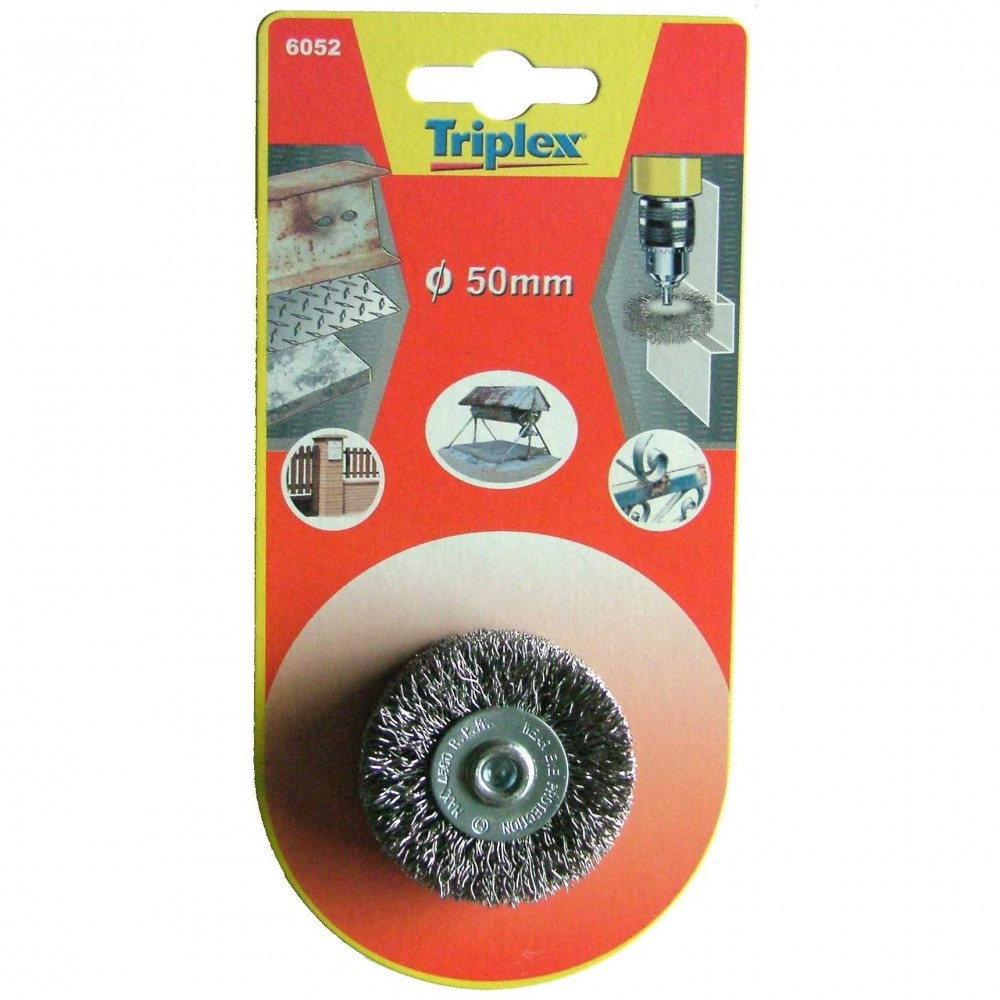 Brosse circulaire perceuse pour métal TIVOLY, Diam.50 mm