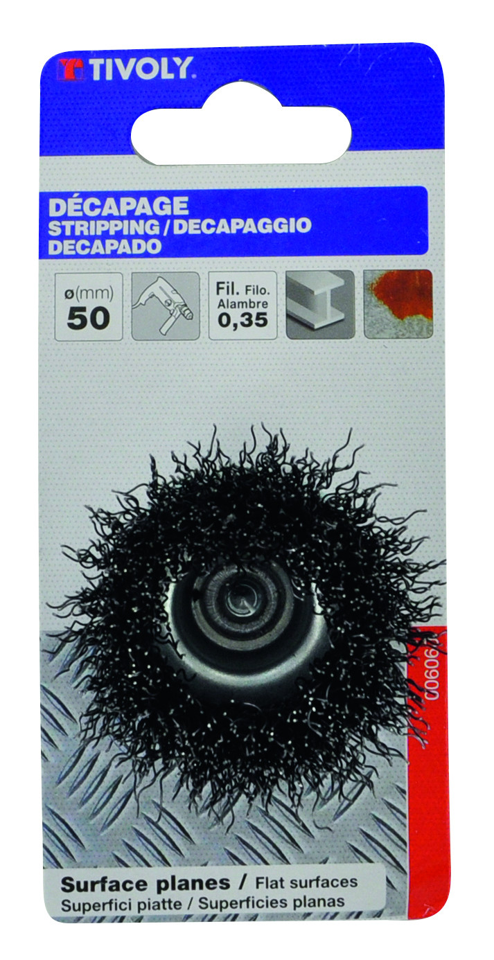 Brosse coupe perceuse pour métal TIVOLY, Diam.50 mm
