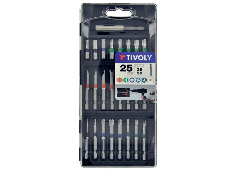 Coffret d'embouts De Vissage De Securite 25Pces