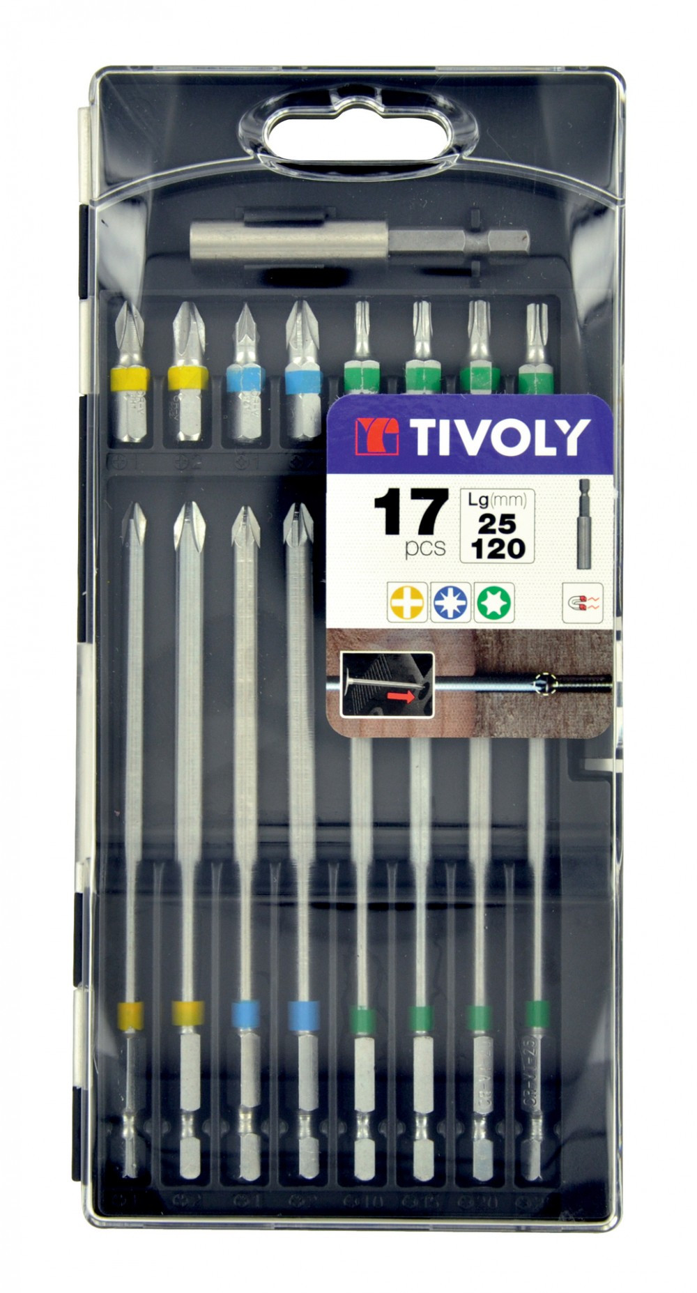 Coffret de vissage extra-long TIVOLY