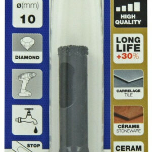 Foret diamant pour carrelage en grès, diam. 10 mm TIVOLY