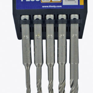 Lot de 5 forets MASTER3 sds+ multimatériau TIVOLY