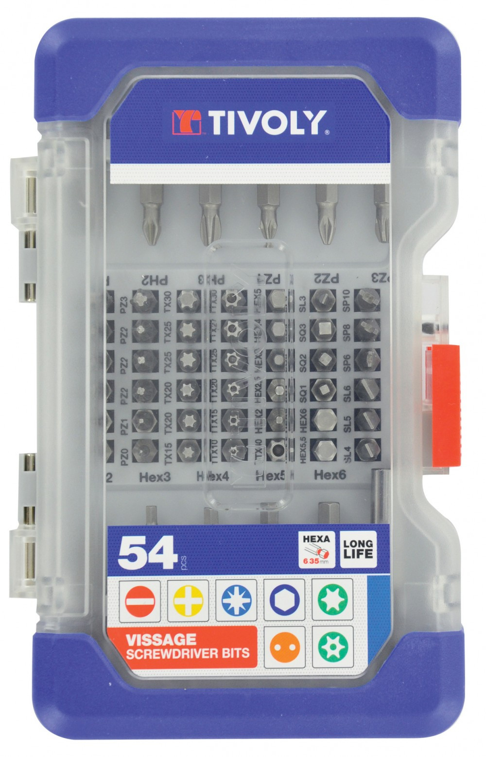 Lot de 53 embouts de vissage TIVOLY