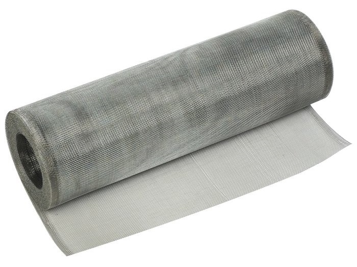 Toile moustiquaire galvanisée maille 2 x 2 mm dimensions 1 x 25 m BRICODEAL 233021