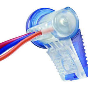 Connecteur étanche à graisse silicone auto-dénudantpour câble massif ou cablé inf. à 1,5mm² par sachet de 25 pièces