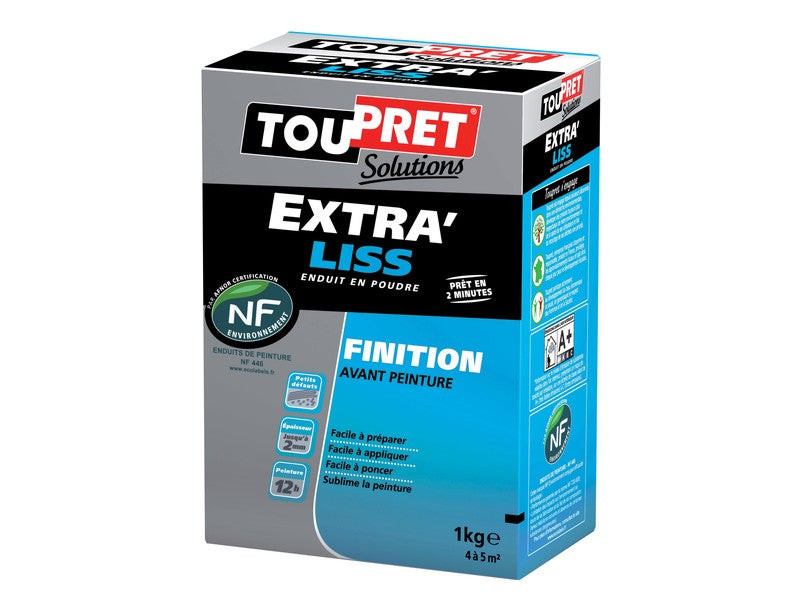 Enduit De Lissage 1 Kg En Poudre, Pour Mur / Plafond Intérieu