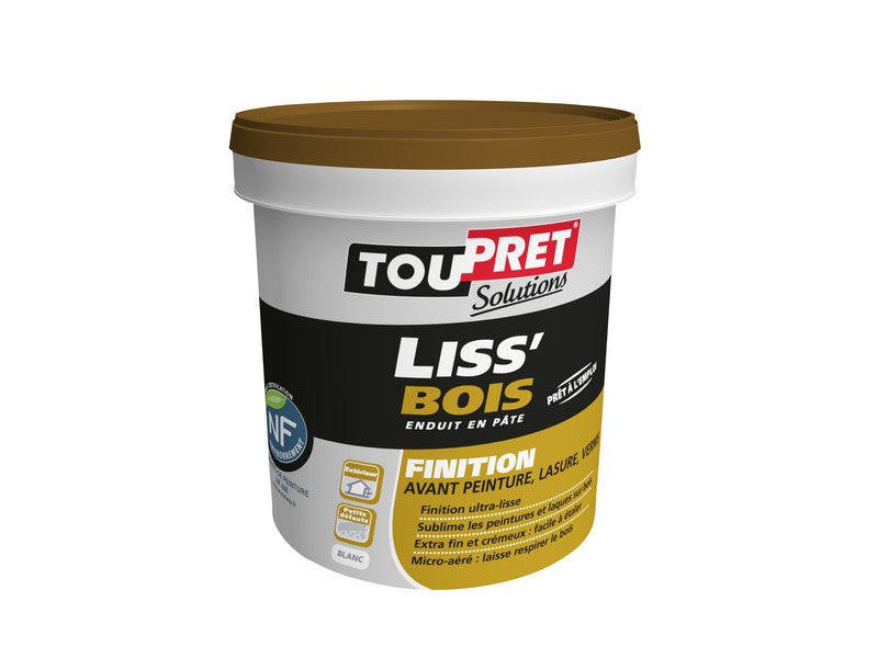 Enduit De Lissage, Liss Bois, Blanc 1.25 L