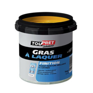 Enduit Gras À Laquer 1 Kg En Pâte, Intérieur/Extérieur